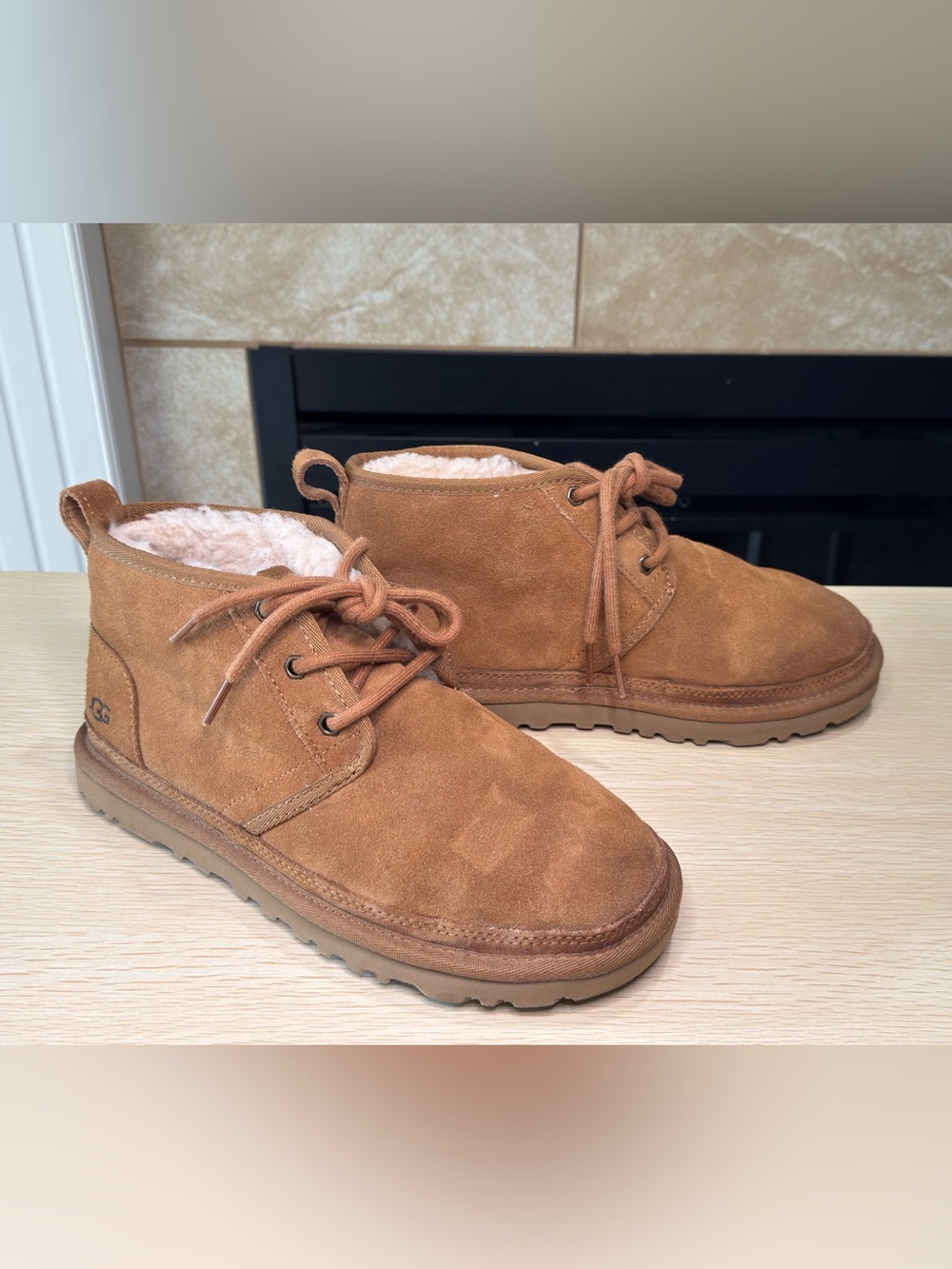 UGG Men's Suede Chukka Boots in Chestnut Brown